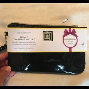 Liz Claiborne phone charging wallet/clutch